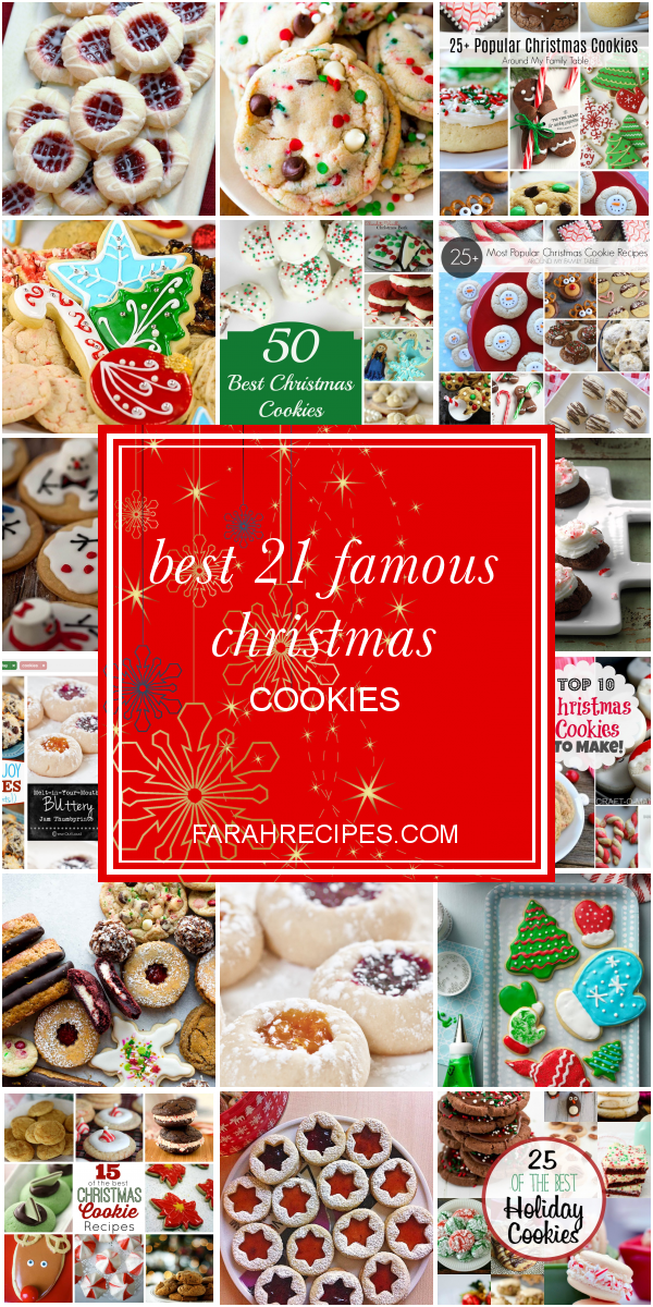 Best 21 Famous Christmas Cookies – Most Popular Ideas of All Time
